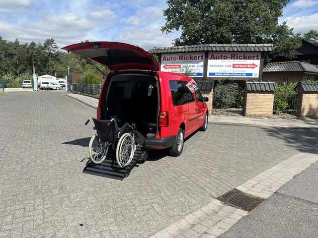 Volkswagen Caddy Maxi Trendline, neuer Rollstuhlumbau, Navi