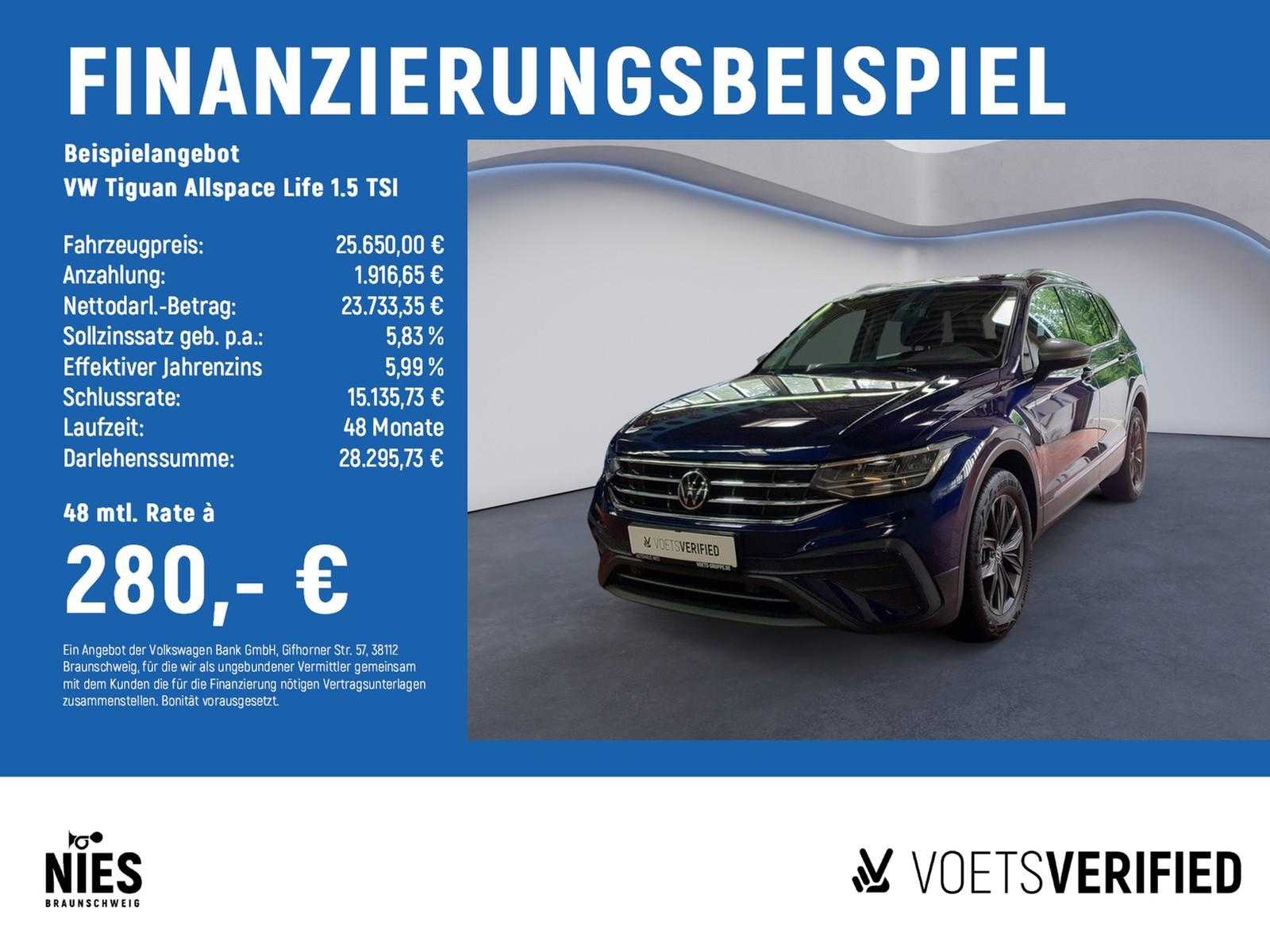 Volkswagen Tiguan Allspace Life 1.5 TSI ACC+NAVI+LED+KLIMA