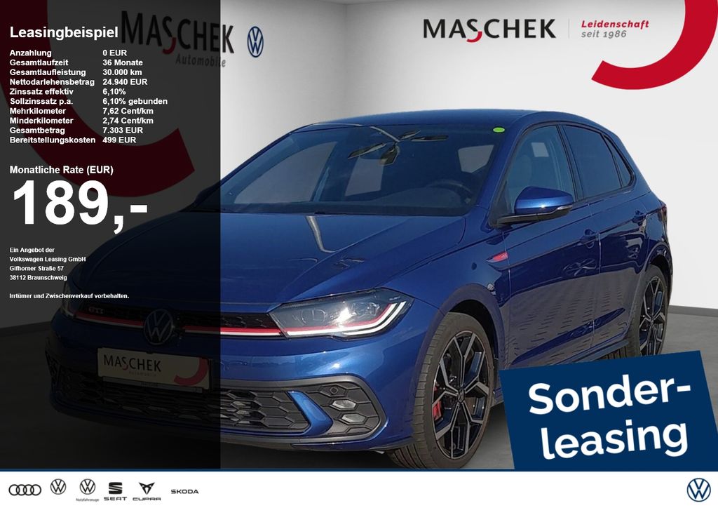 Volkswagen Polo GTI 2.0 TSI Matrix ACC Faro18 IQ Drive Sitz