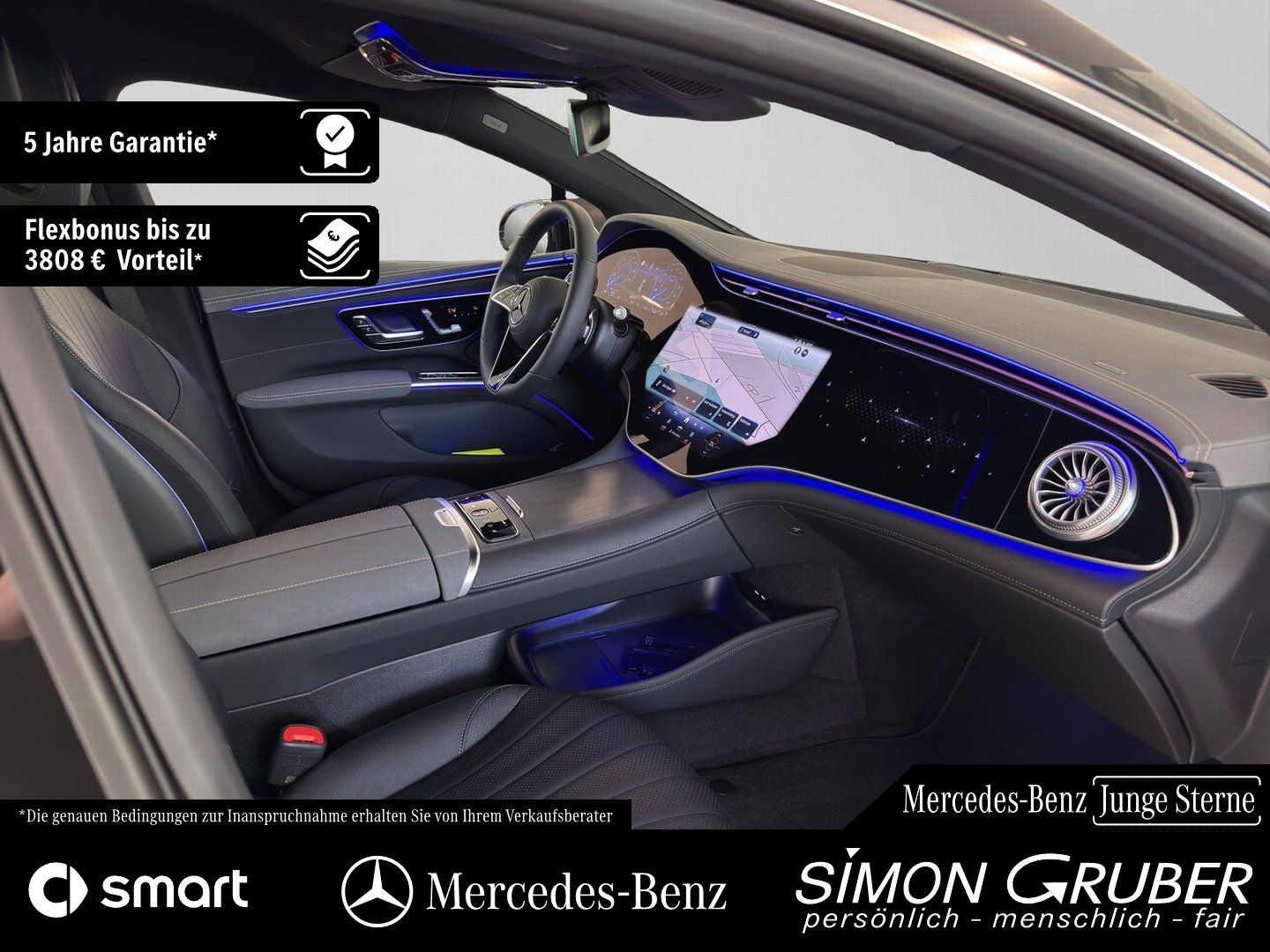 Fahrzeugabbildung Mercedes-Benz EQS 450 4M AMG Elec. Art Hyperscreen HAL Mod2026