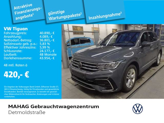 Volkswagen Tiguan 2.0 TSI 4 Mot R-Line LEDER AHK LED Navi P