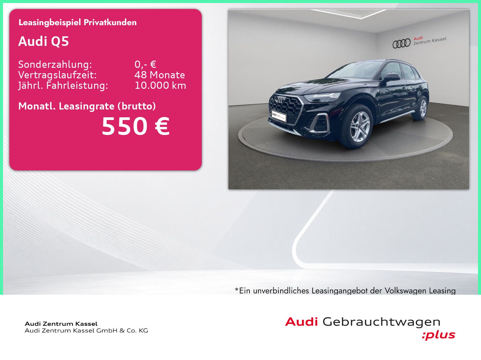 Audi Q5 40 TDI qu. S line Matrix AHK Kamera Carplay