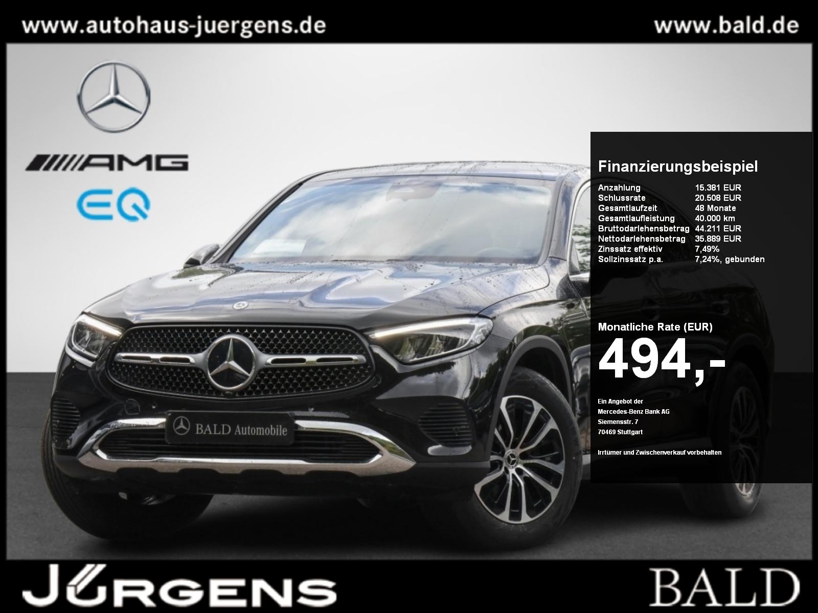 Mercedes-Benz GLC 200 4M Coupé Avantgarde/LED/Cam/EasyP/Shz/18