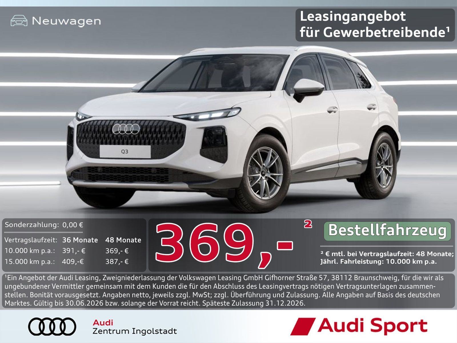 Audi Q3 TFSI LED PDC+ Virtual+ 17" UPE 45.580,-
