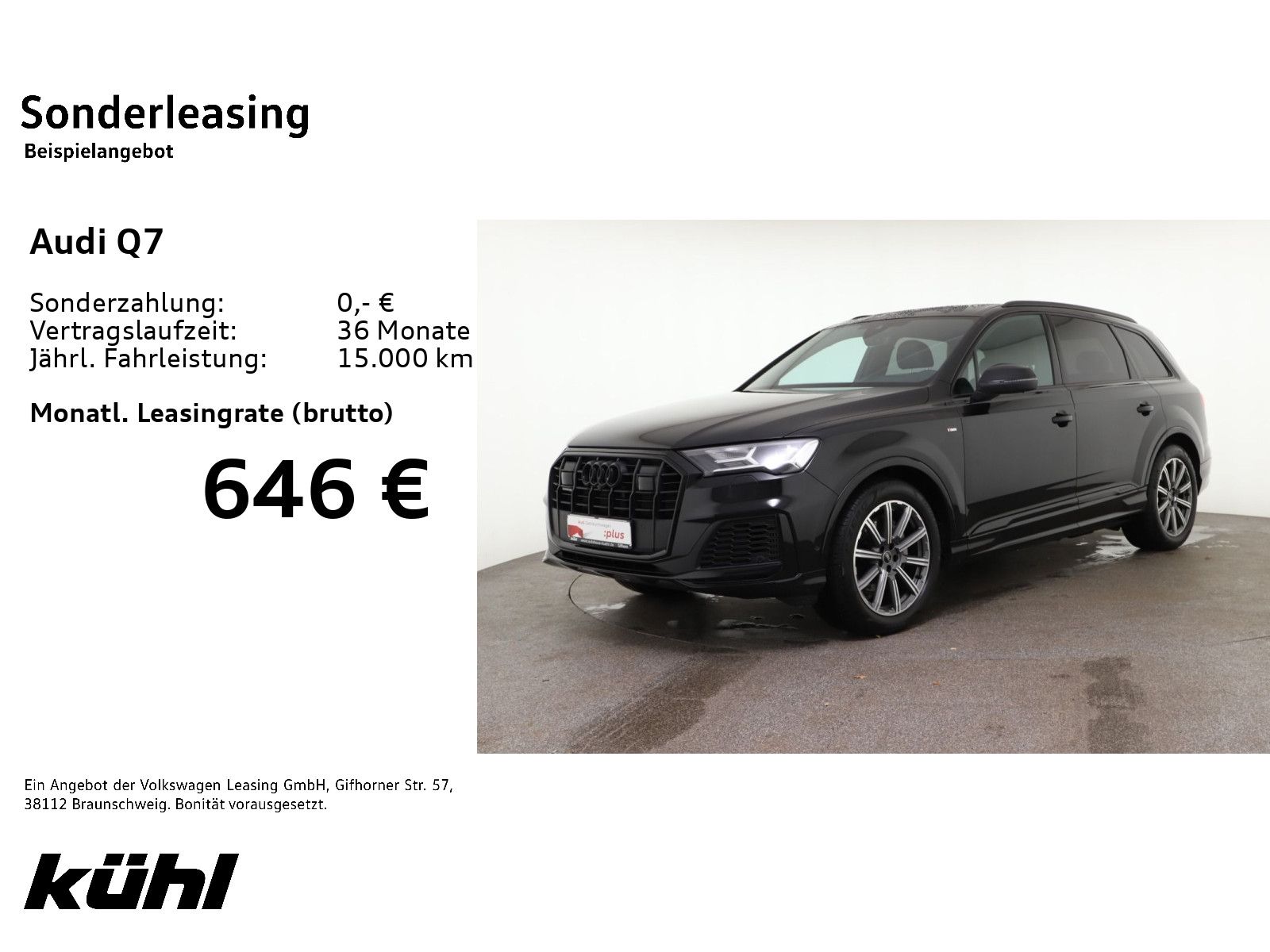 Audi Q7 55 TFSI Q Tip. S line LED/Luft/ACC/HuD/360°/N