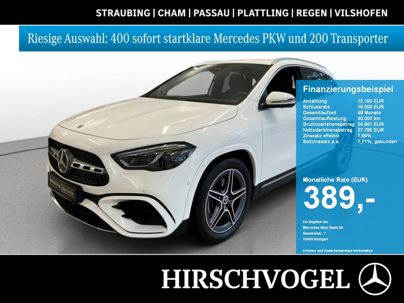 MERCEDES-BENZ GLA 200 EDITION AMG-Line+AHK+DISTR+KEYLESS+360°K