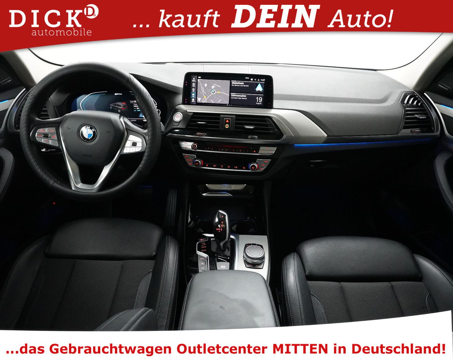 Fahrzeugabbildung BMW X3 xD 30e xLine Sport PANO+360+HEAD+VIRTU+H&K+MF