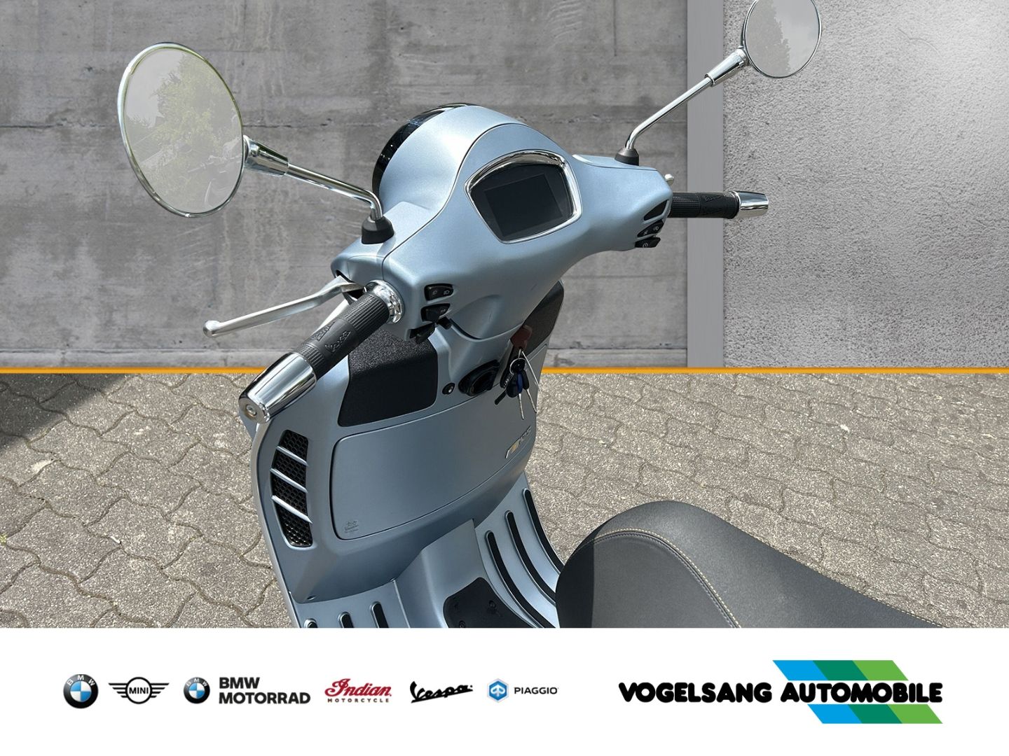 Fahrzeugabbildung Vespa GTS 125 Super Tech, Gepäckträger in Chrom, Topca