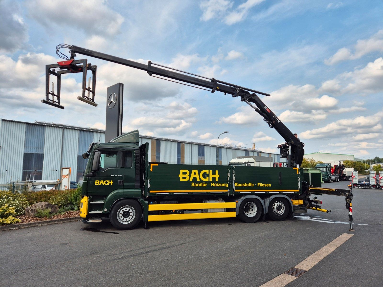 Fahrzeugabbildung MAN TGS 26.420 6x2-4 LL Hiab 177K PRO 2 Stück