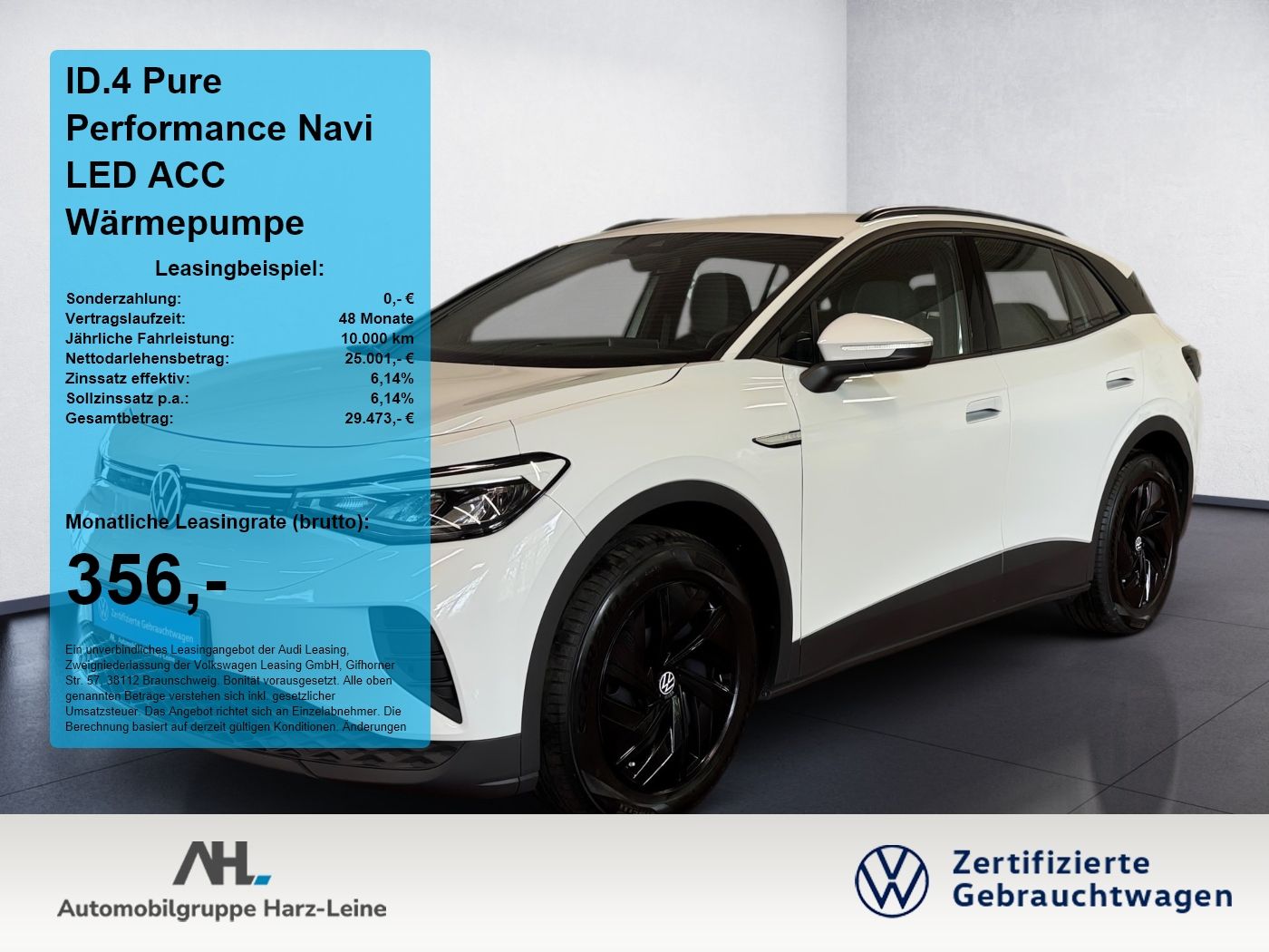 Volkswagen ID.4 Pure Performance Navi LED ACC Wärmepumpe