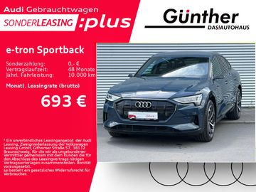 Audi e-tron SPORTBACK S LINE 55 QUATTRO+HEAD UP+KAMER