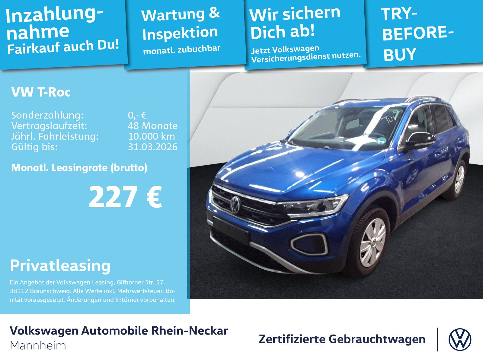 Volkswagen T-Roc 2.0 TDI GOAL Navi PDC LED uvm