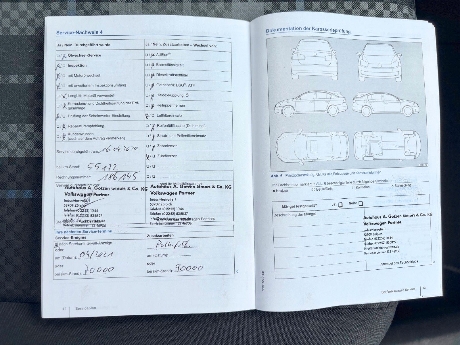 Fahrzeugabbildung Volkswagen up! 1.0 club up! Navi SHZ Klima 2.HD SCHECKHEFT