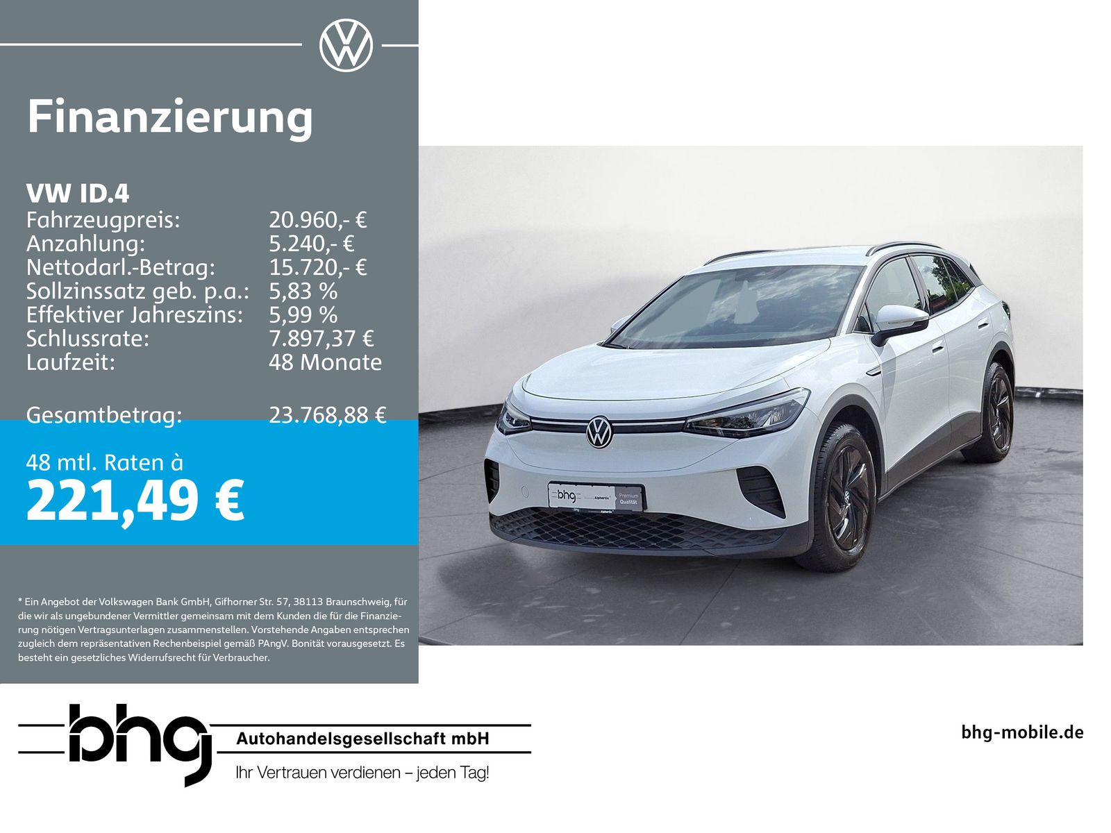 VW ID.4 Pure electric