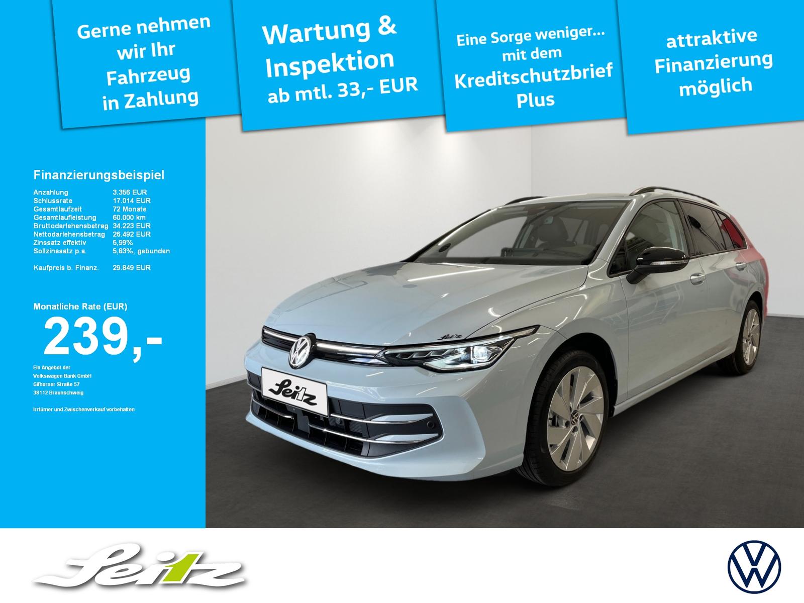 Volkswagen Golf VIII Variant 1.5 eTSI Goal *AHK*HARMAN*MATR