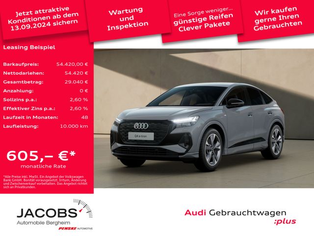 Audi Q4 Sportback 45 e-tron AHK/Matrix/Blackp. S line