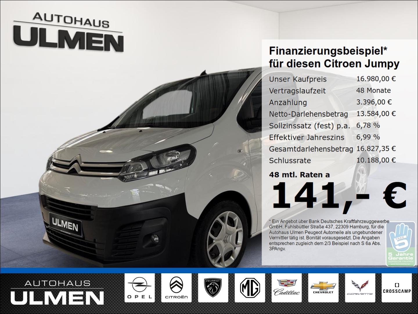 Citroën Jumpy Kasten L3 145 Abstands-/Kollisionswarner N