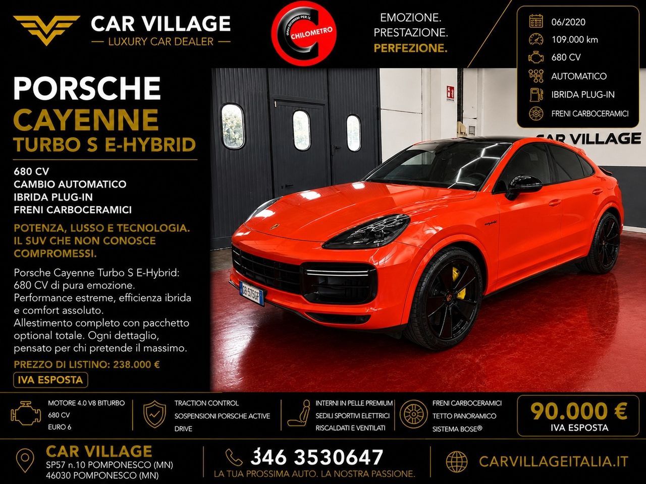 PORSCHE Porsche Cayenne Coupé 4.0 V8 Turbo S E-Hybrid