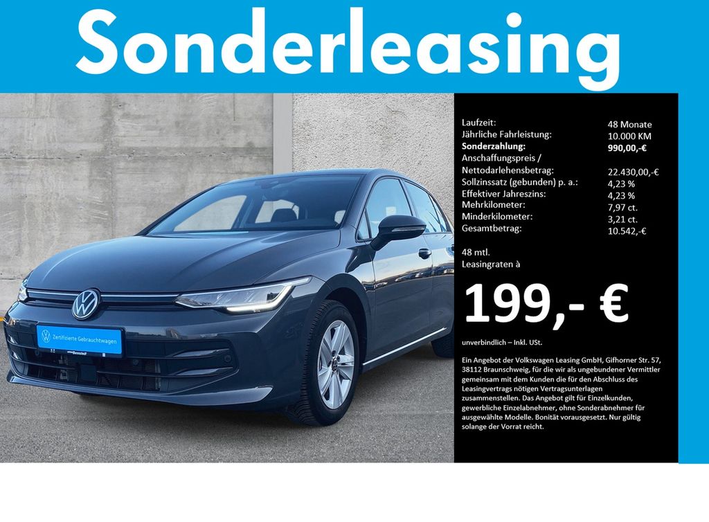 Volkswagen Golf VIII 1.5 TSI Life NEUES MODELL NAVI AHK