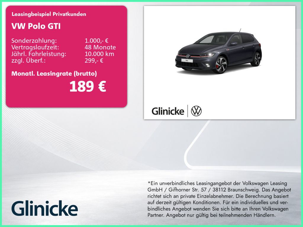 Polo GTI DSG AppCon/Kam/Clima/SportSelect/Keyles