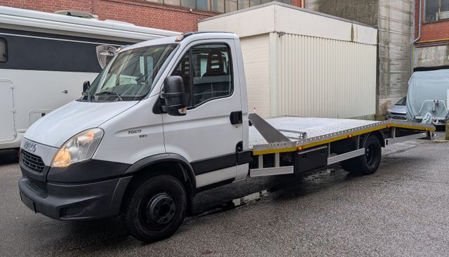 Iveco 70C17Abschleppwagen  Autotransporter 7 Tonner