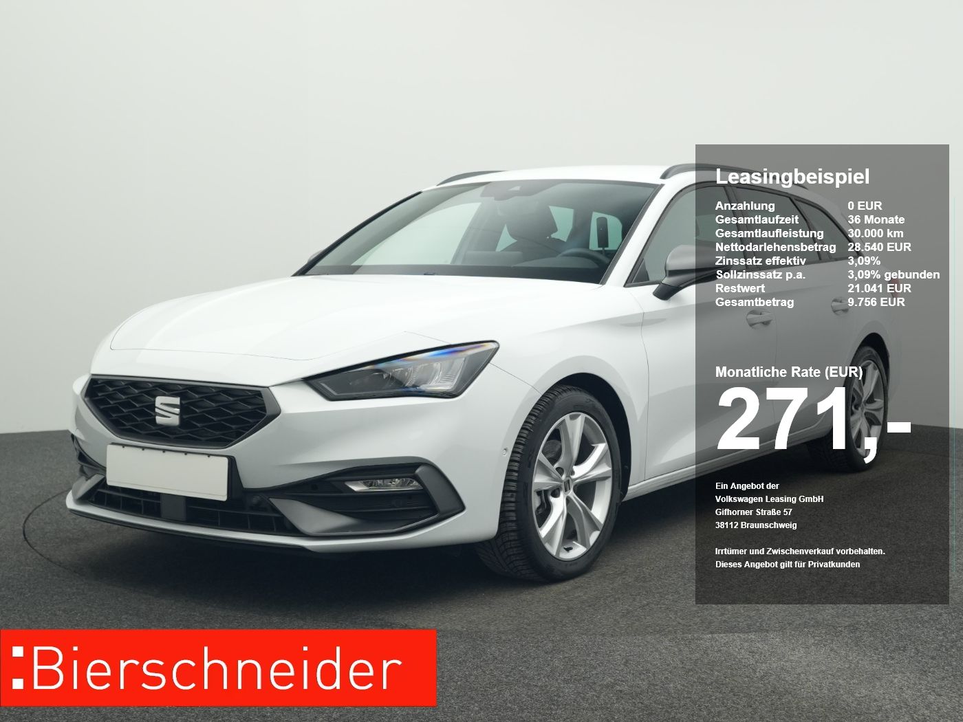 Seat Leon SP 1.5 eTSI DSG FR LED NAVI ACC SIDEASS PAR