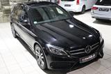 Mercedes-Benz C400 T* AMG PAKET* 4MATIC* PANO* BURMESTER* ACC* - Mercedes-Benz C-Klasse: Schwarz