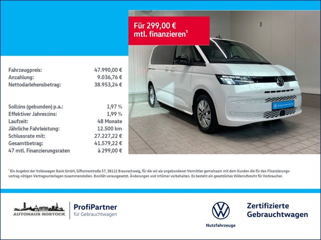 T7 Multivan 2.0 TDI DSG SHZ RFK TEMPOMAT PDC