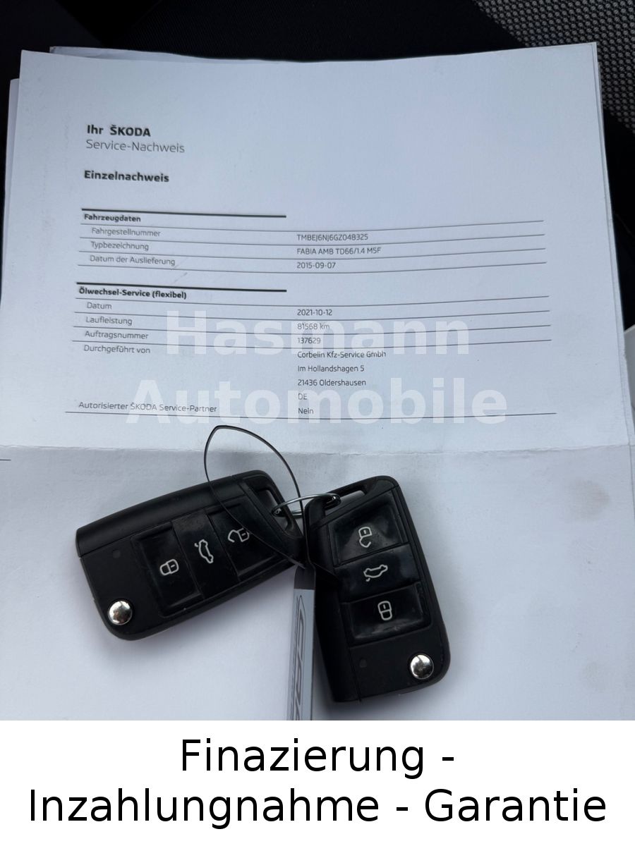 Fabia Ambition*KLIMA*EURO-6*2.HAND*SCHECKHEFTGEP
