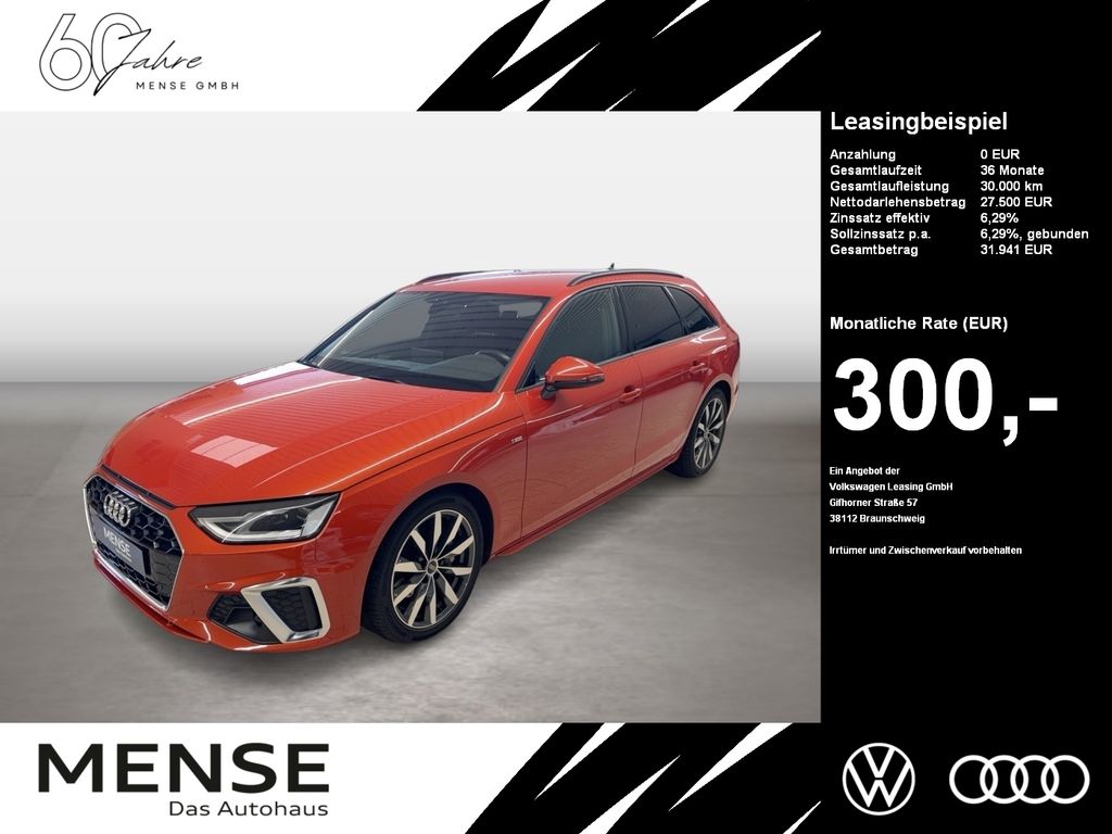 A4 Avant 40 TDI S tronic S line AHK LED Navi Dyn