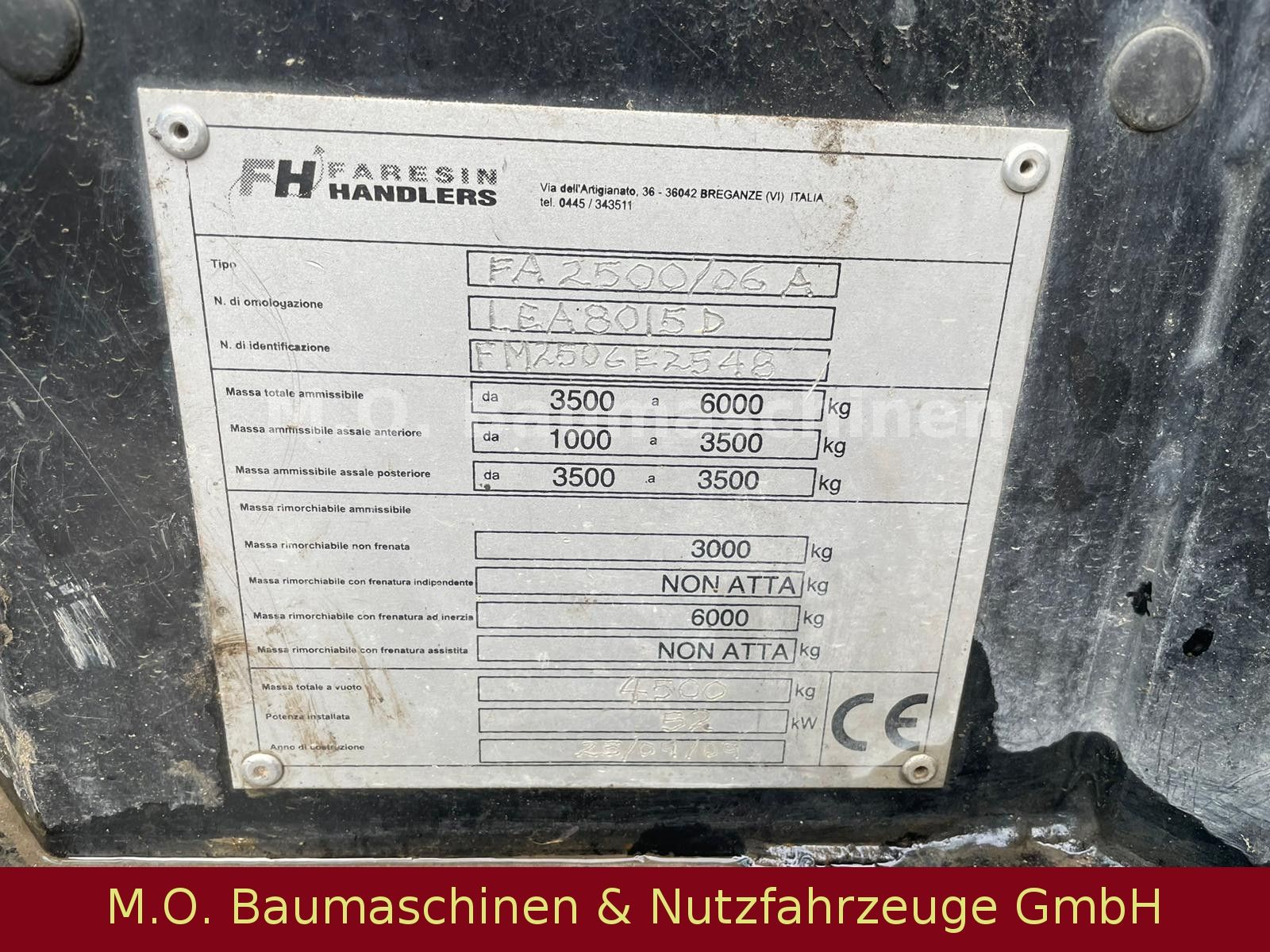 Fahrzeugabbildung Andere FH 625 / SW /Schaufel/Gabel / 2,5 t / 6m / 4x4x4