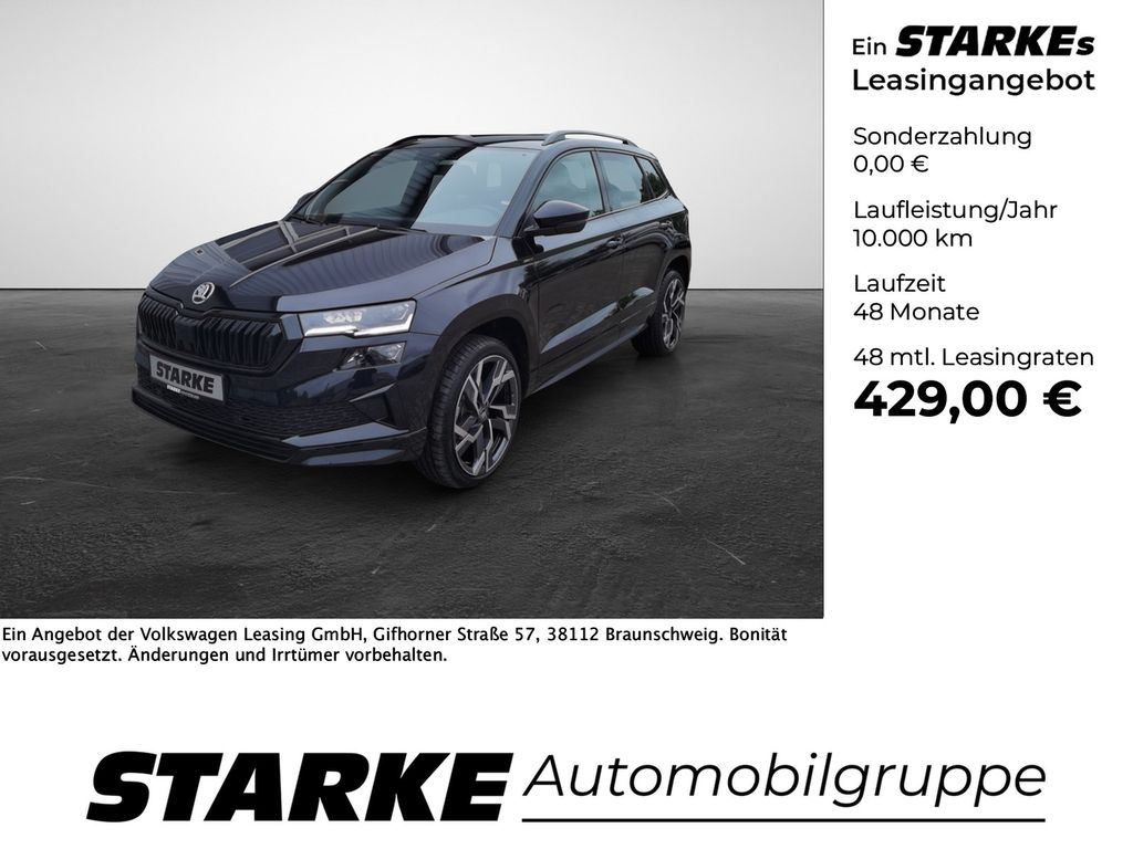 Karoq  2.0 TDI DSG Sportline  AHK Navi LED Kamer