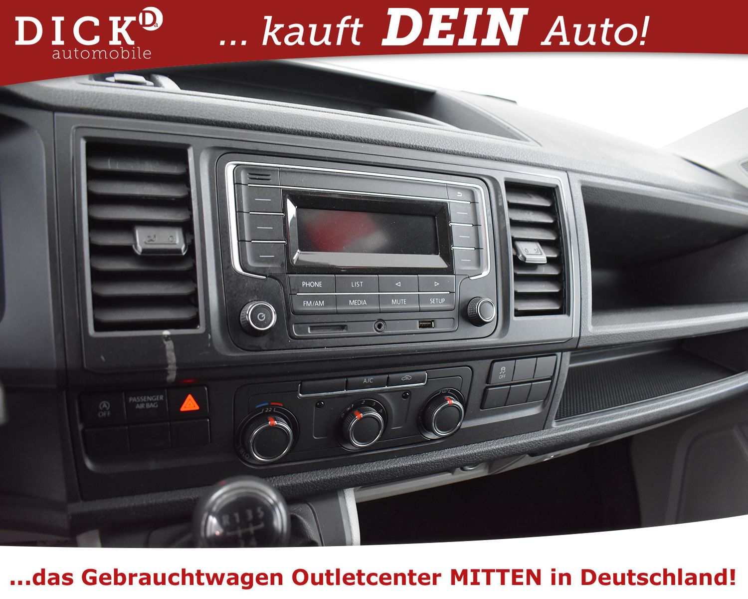 Fahrzeugabbildung Volkswagen T6 Transp 2.0 TDI LKW Lang 3-SITZE+KLIMA+PDC