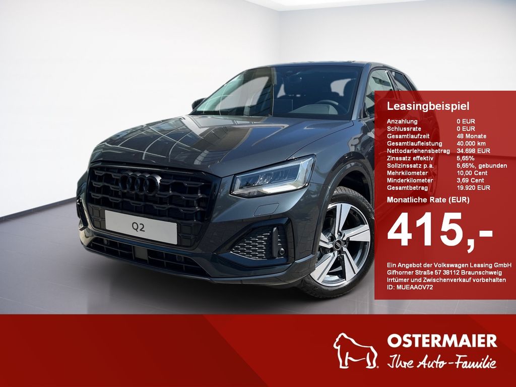 Audi Q2 advanced 35TFSI 150PS GRA,PDC,KLIMA,18''ALU