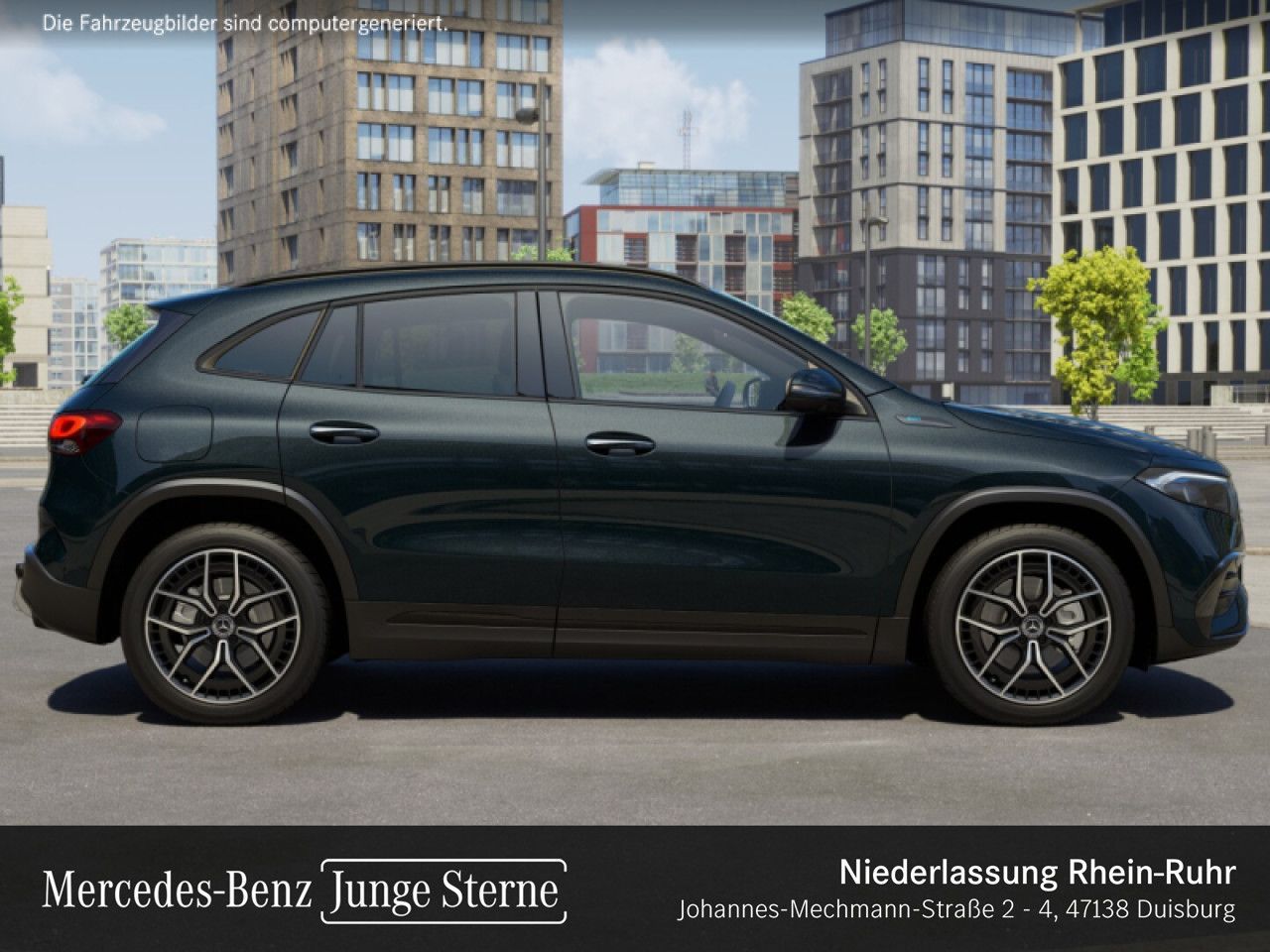 Mercedes-Benz EQA 350 4M AMG/Night/Fahrass/Pano/Volldig/AHK foto 23