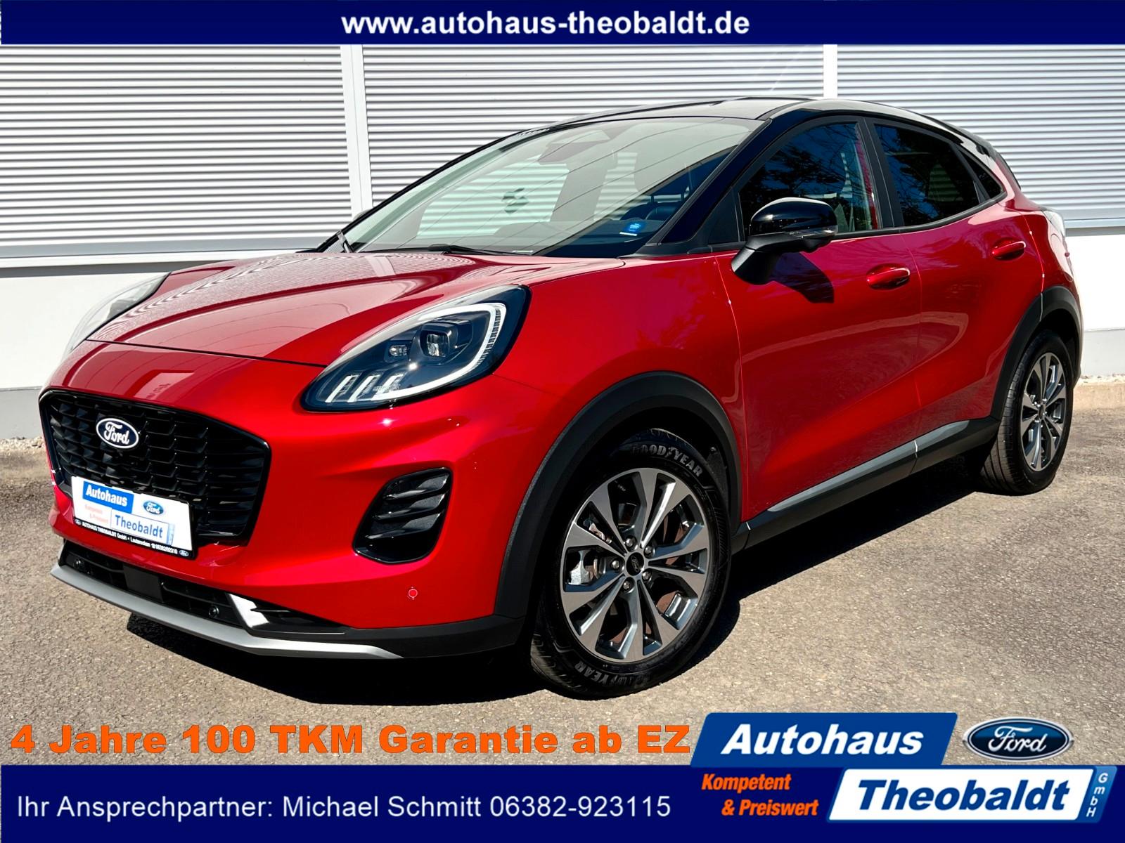 Ford Puma 1.0 EB MHEV TITANIUM Matrix/DACH Black/iACC