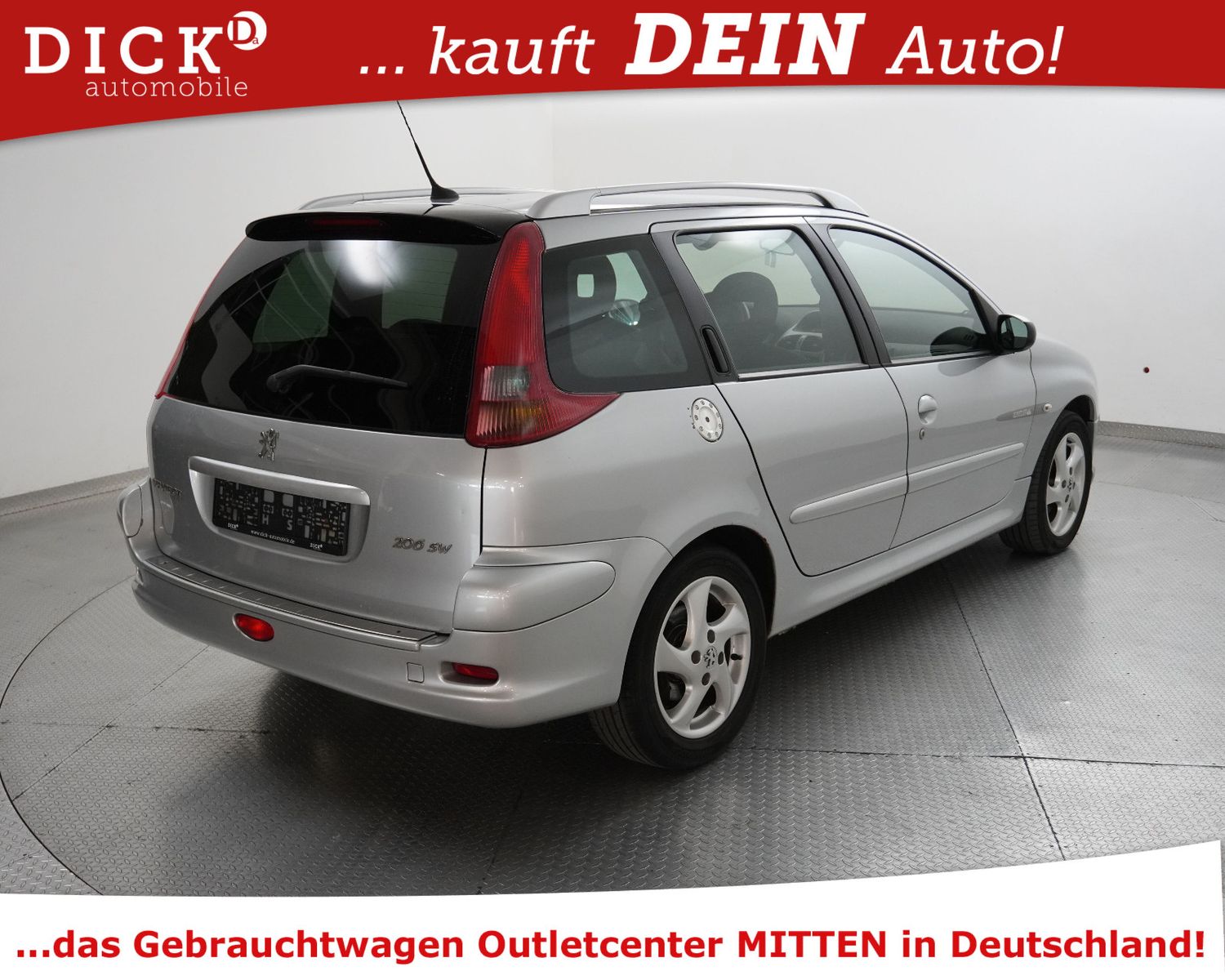 Fahrzeugabbildung Peugeot 206 SW 1.4 Quiksilv GEPFLEGT+TÜV 8/2027+CLIMATRO