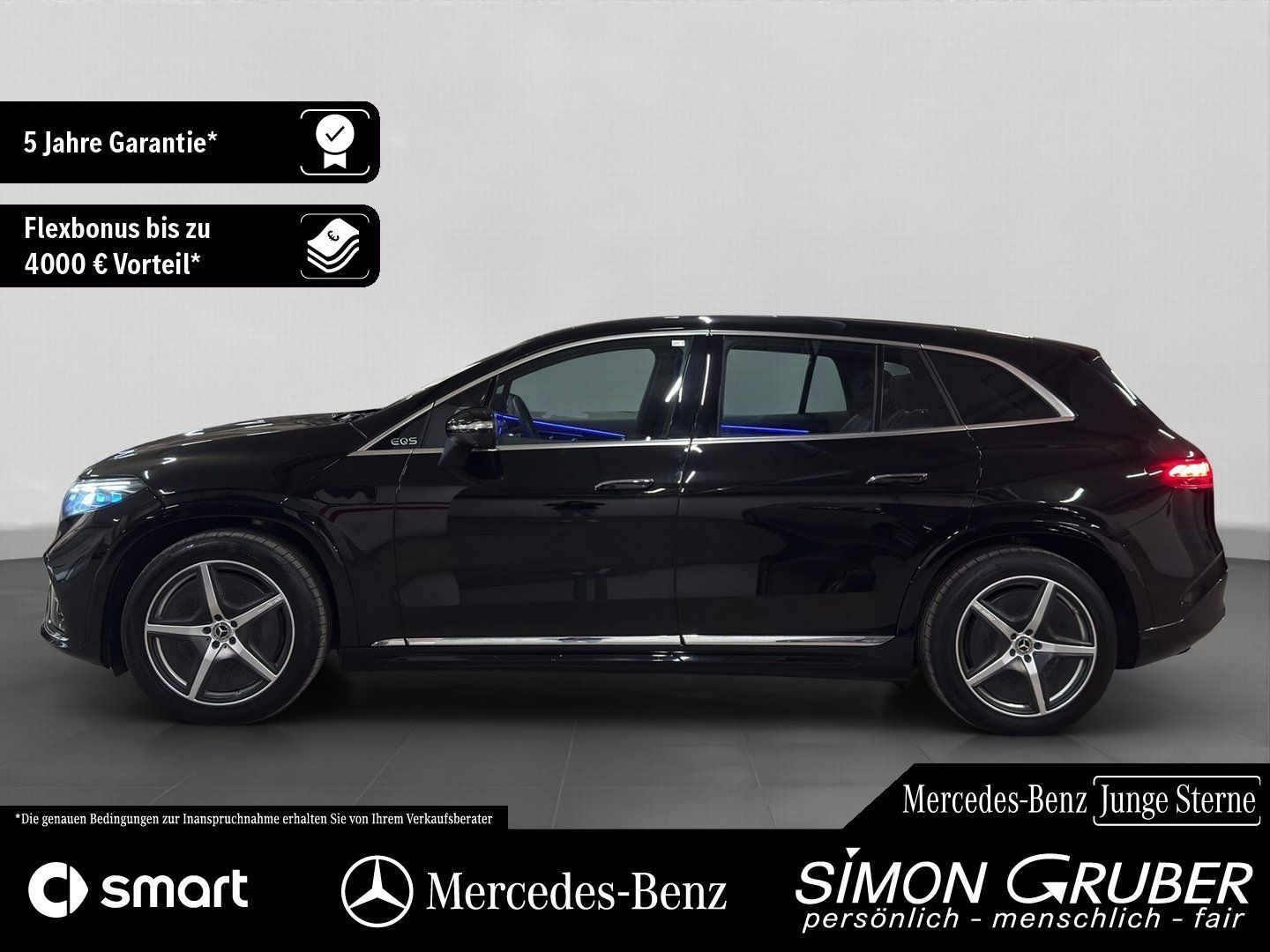 Fahrzeugabbildung Mercedes-Benz EQS 500 4M SUV AMG Pano DigiLight Airmatic 360