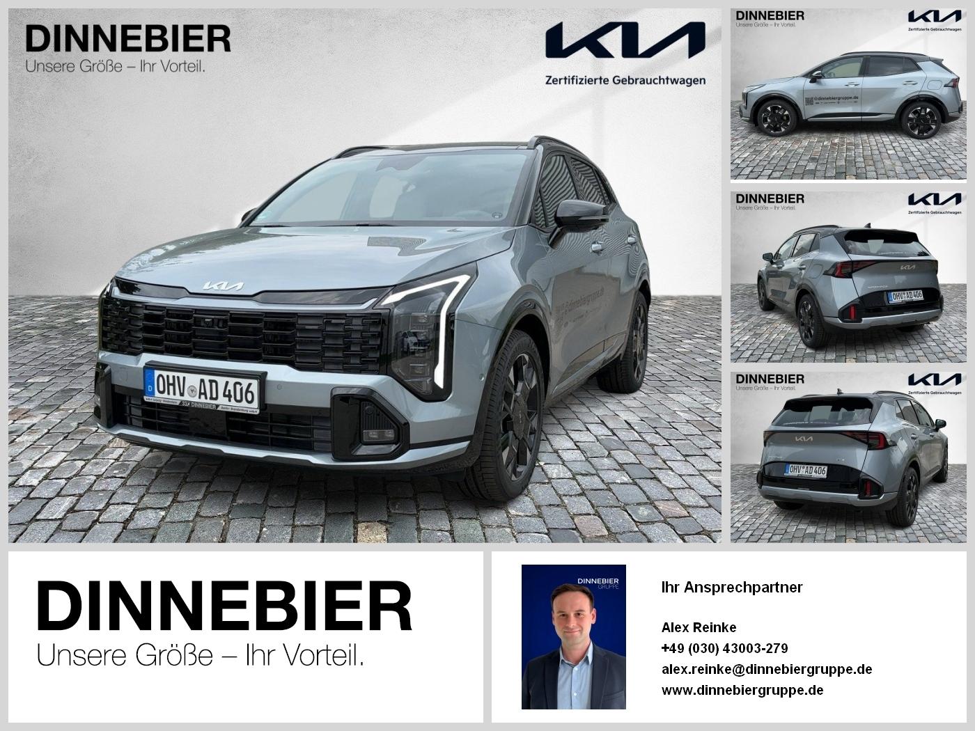 Kia Sportage GT-Line 1.6T AWD+Glasdach+360°+LED