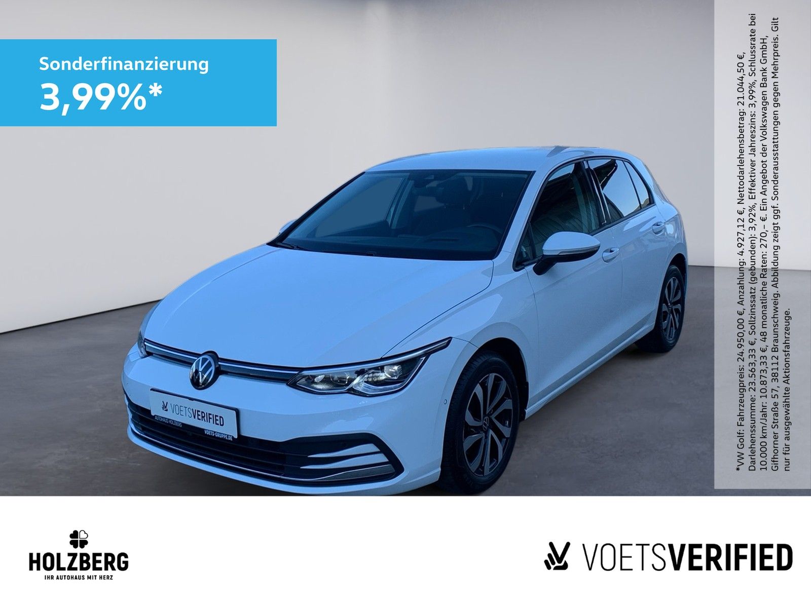 Volkswagen Golf 1.5 TSI Active HeadUp+NAVI+RFK