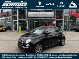 Fiat 500 C 1.2 CABRIO LOUNGE PDC|ALU 16 ZOLL|DACH ROT - Fiat 500: Schwarz, Cabrio