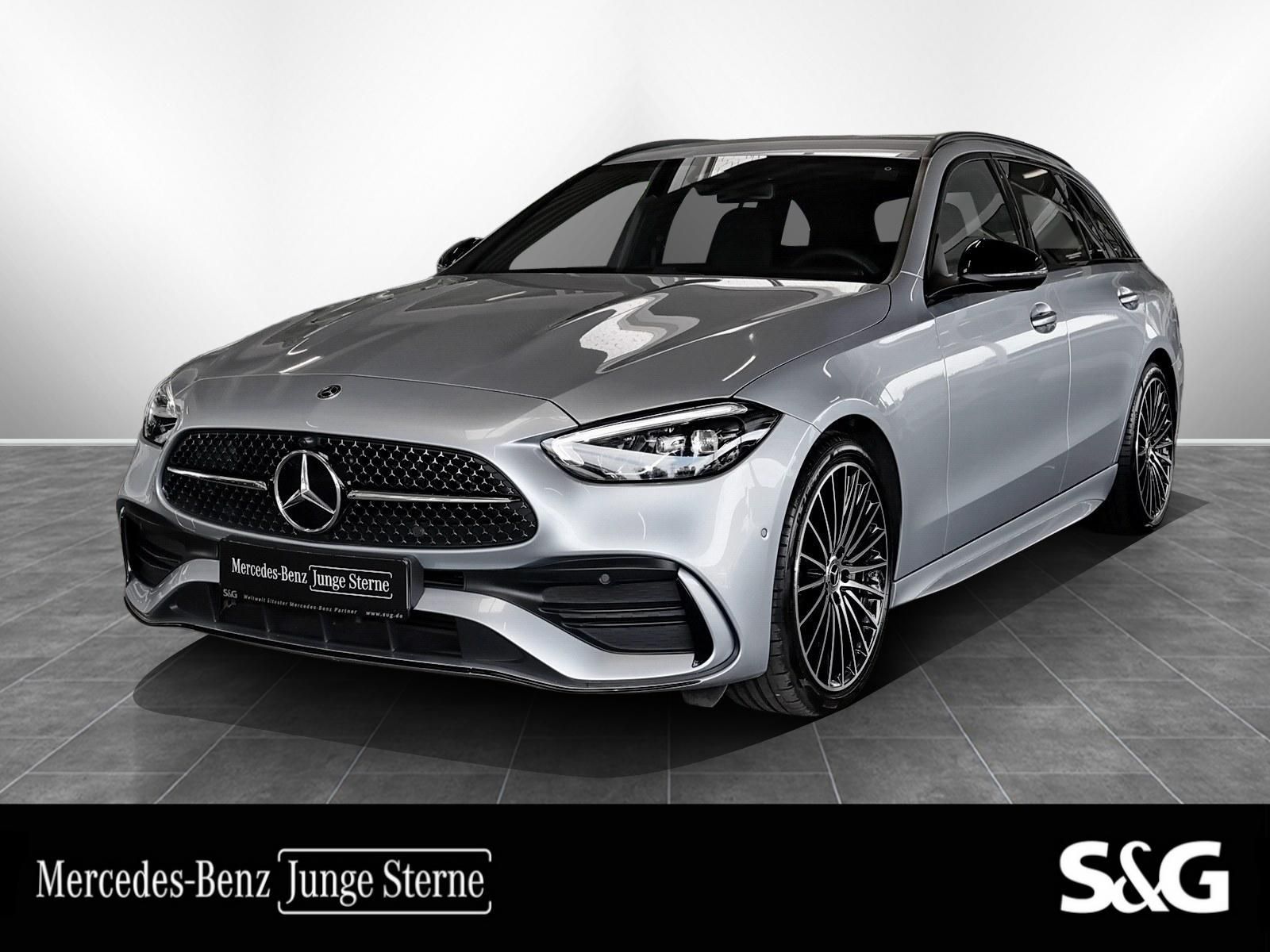 MERCEDES-BENZ C 180 T AMG 19"+NIGHT+TOTWINKEL+LED+KAMERA+MBUX