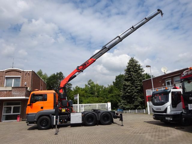 MAN 33.480 TGS SZM + PK 34002 Kran 6x4