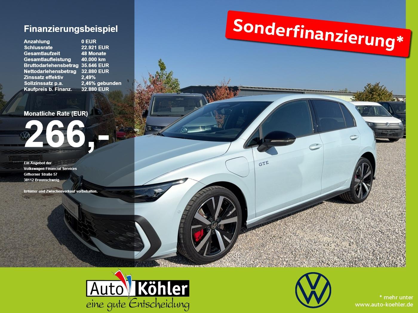 Volkswagen Golf GTE 360 ACC AHK HUD Kamera LED Matrix Navi