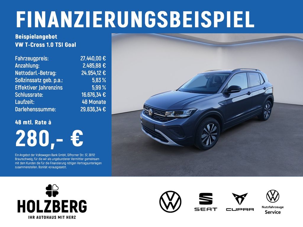 T-Cross 1.0 TSI Goal GJR+AHK+SHZ+ACC+KAMERA