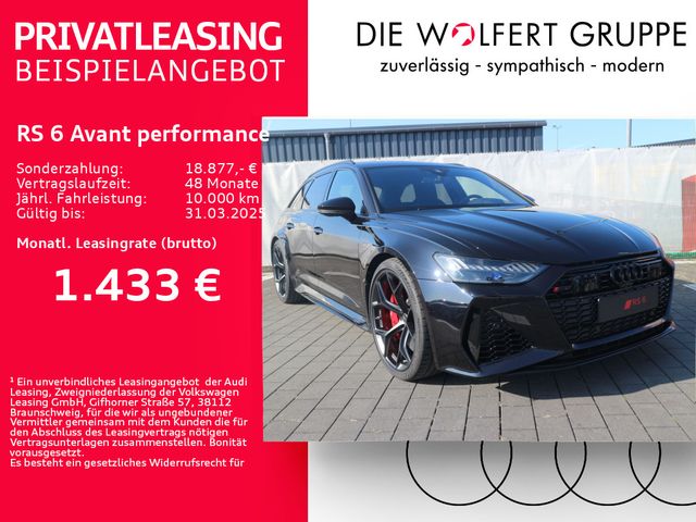 Audi RS 6 Avant performance*PANO*STANDHEIZ*HuD*B&O*