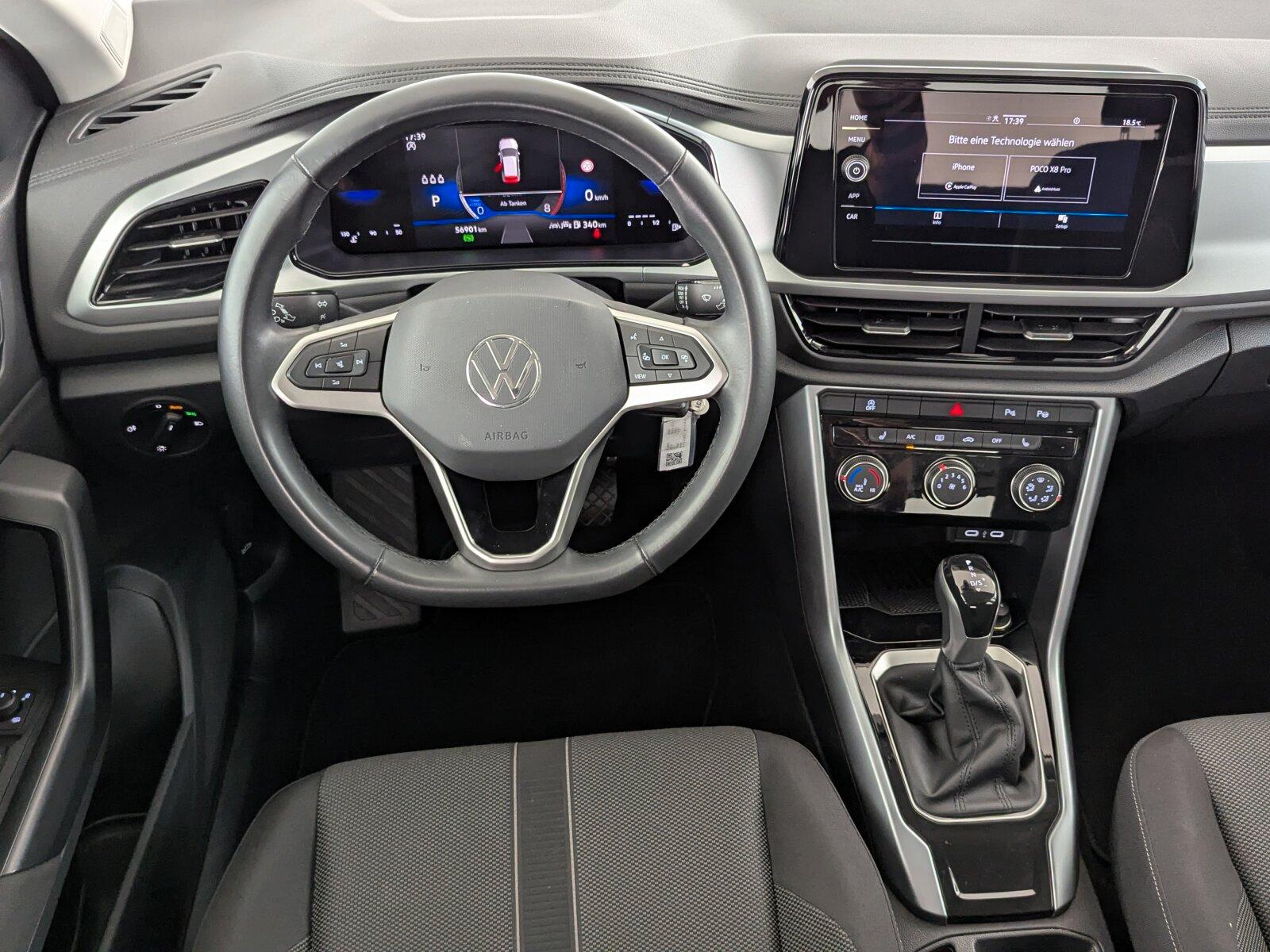 Volkswagen T-Roc 1.5 TSI Life DSG LED+CARPLAY+SHZ+PDC+Klima, миниатюра 14