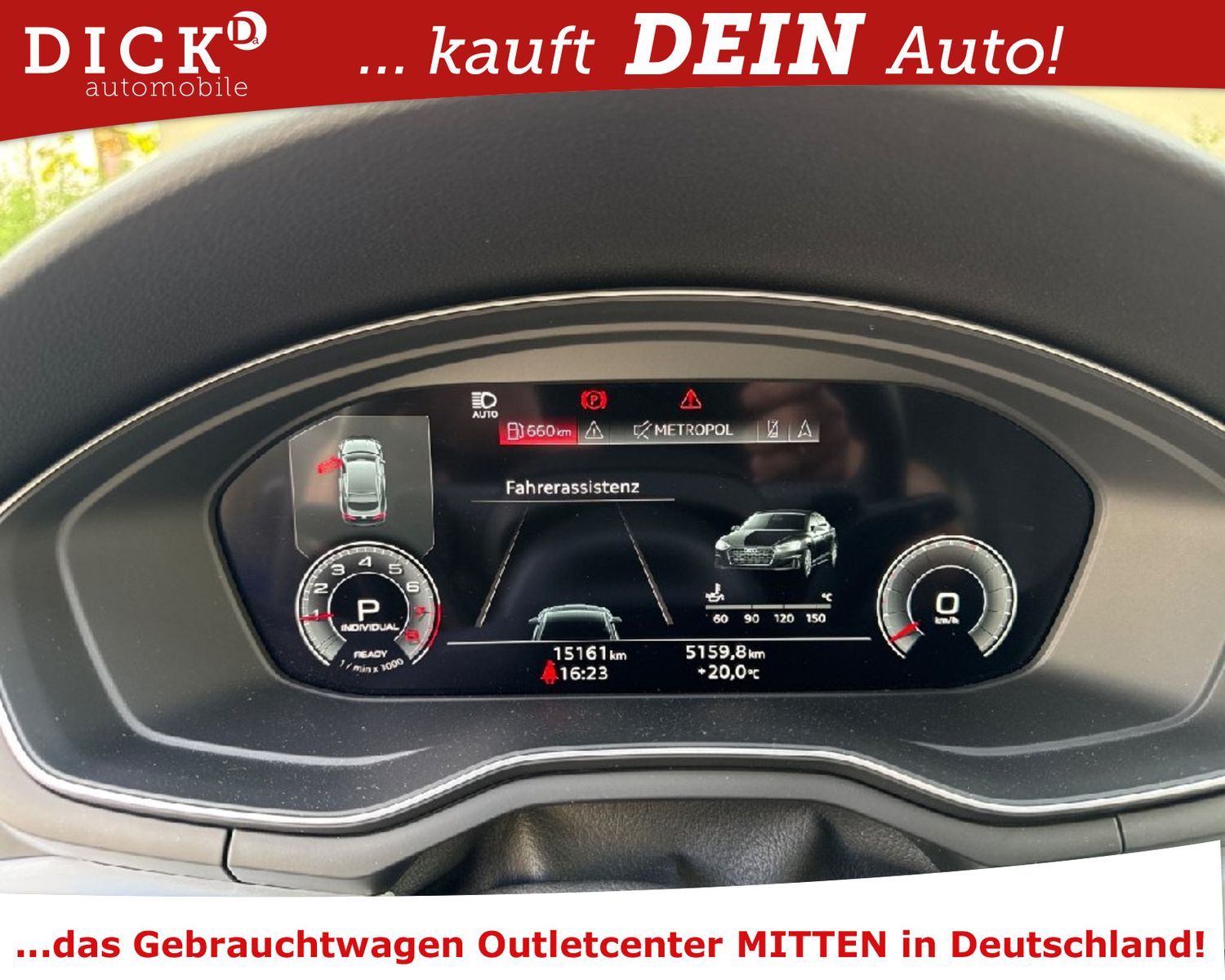 Fahrzeugabbildung Audi A5 SB 45 TFSI S LINE/LED+/B&O/HUD/ACC/MASSAGE/8F