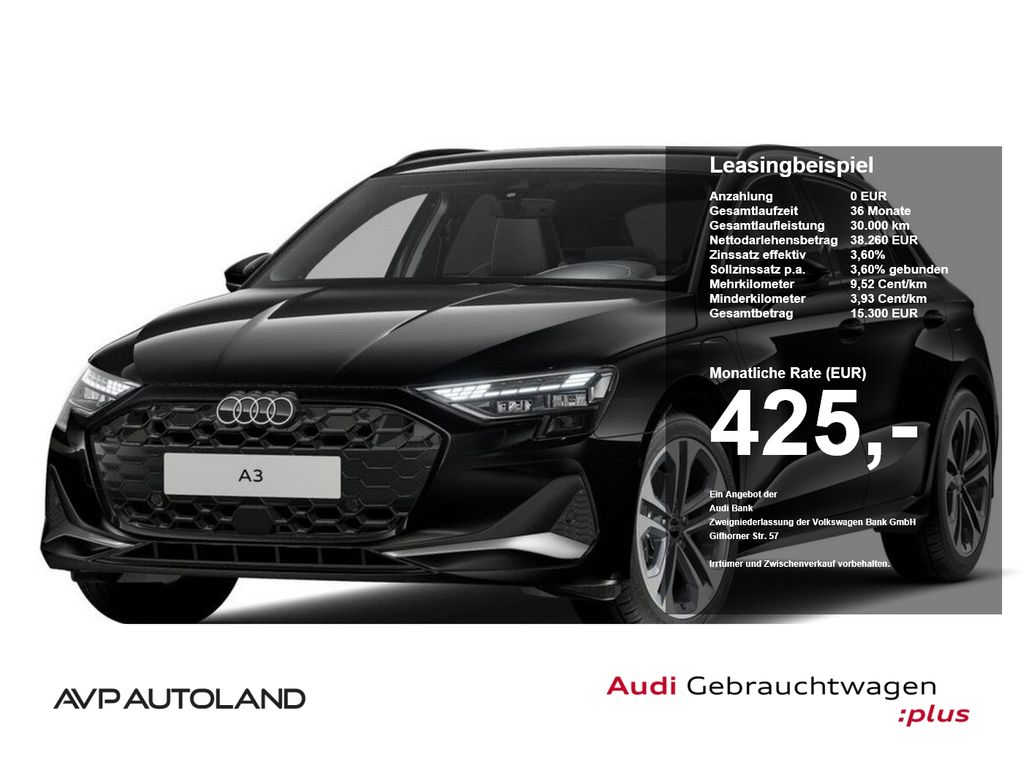 A3 Sportback 40 TFSI e S tronic S line | AHK |
