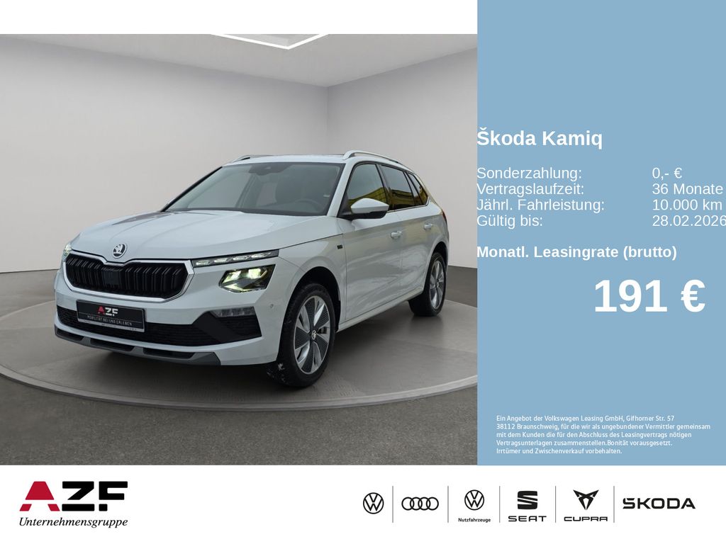 Kamiq 1.0 TSI DSG Selection AHK+NAVI+MATRIX+ACC